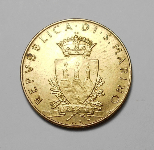 San Marino Escasas 200 Liras 1979 Conmemorativa Fao. - Km#96