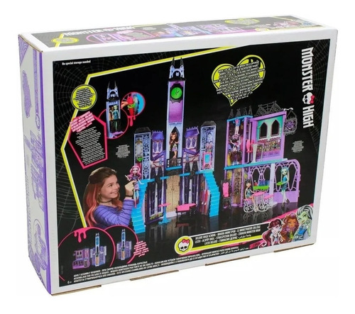 Monster High Escuela Mansion De Lujo Casa De Muñecas Mattel