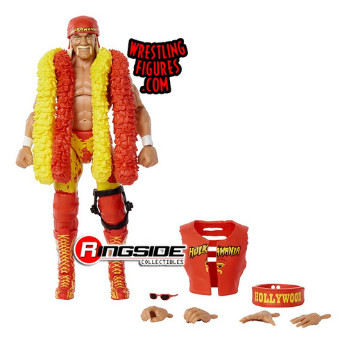 The Undertaker + Hulk Hogan 2 Bonecos Mattel Elite Wwe Wwf