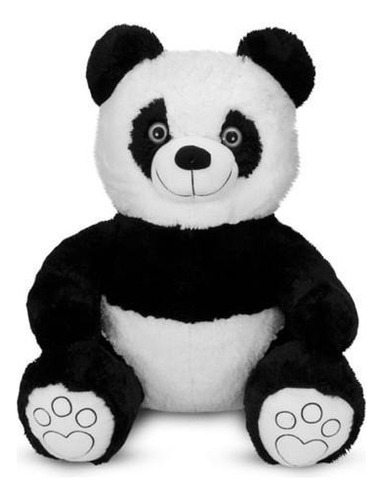 Urso Panda De Pelúcia 65 Cm Antialérgico