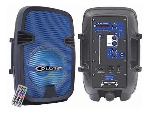 Bafle Amplificado 8 2,500w Pmpo Bluetooth Audioritmico Azul