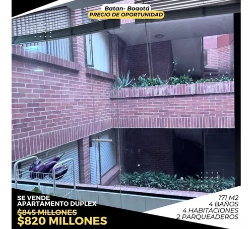 Venta Apartamento Duplex Batan Bogota Ubicación Privilegiada