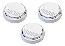 Comprar Pack 3 Detectores De Humo Inalámbrico A Batería De 9 Volts