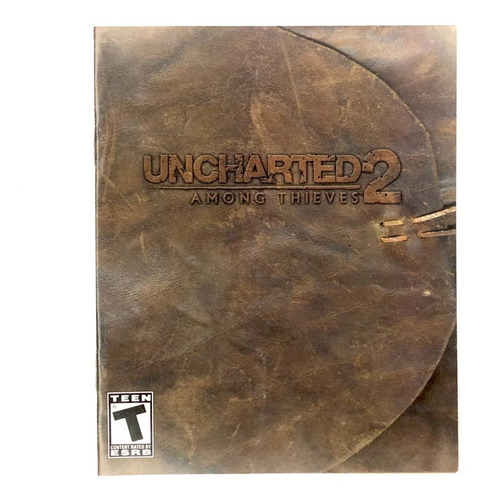 Uncharted 2 Among Thieves - Manual Original De Playstation 3