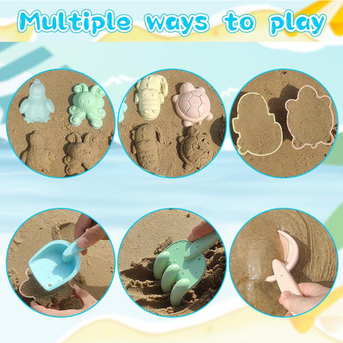 P Juego De Juguetes De Playa De 11 Piezas, Juguete De Arena