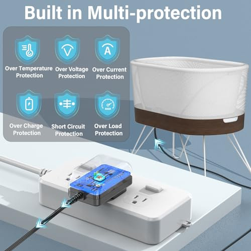 Pack Cargador 12v 2a Para Snoo Smart Sleeper