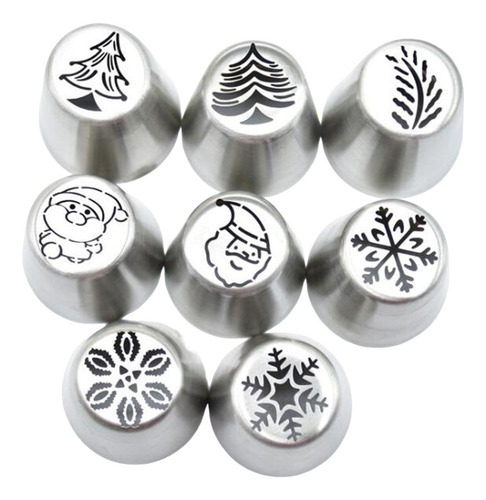 Kit De 8 Puntas Para Manga Pastelera, Kit De Decoración De