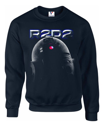 Sudadera R2-d2, Unisex Cuello Redondo 01