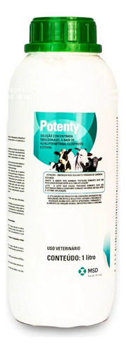 Potenty 1l - Msd Saúde Animal