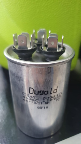 Capacitor Duplo 20+3 Mfd 440v Tml Cbb65