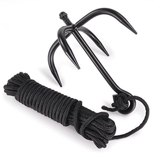 Szco Suministros Grappling Hook Con Cable.