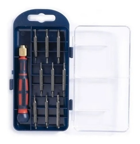 Juego Puntas Bremen 6118 Phillips Plano Torx 10 Piezas Acero