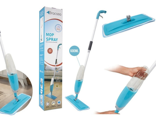Mop Spray Rodo Com Reservatório 600ml Bracasa Mop40600