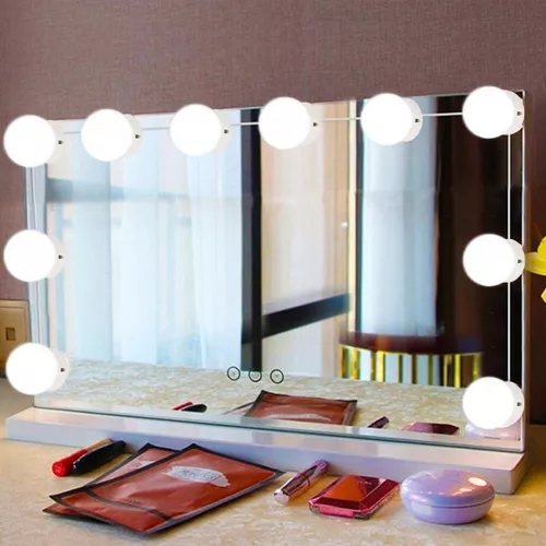 Racionalización Detectar Afilar 10 Focos Bombillas Led Adheribles Luces Espejo Maquillaje | Meses sin  intereses