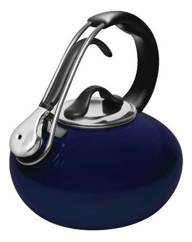 Chantal Esmalte-en-acero 1.8-quart Loop Teakettle, Cobalt