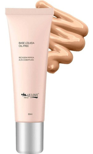 Base de maquiagem líquida Max Love Matte Base Liquida Matte Oil-Free - 30mL