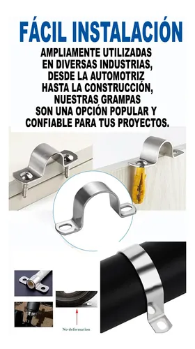 Grampa Abrazadera Para Caño 6 Pulgadas Omega Metal