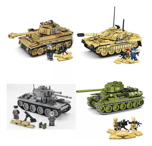 Minibuild Blocks, Modelo Militar De La Serie Tank Soldier