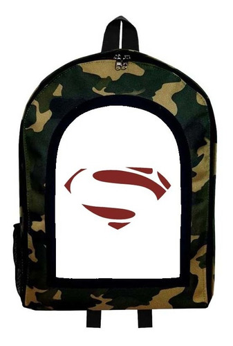 Mochila Camuflada Super Man Nueva Colección Modelo 41