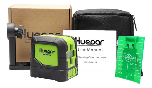 Nível Laser Huepar 9011g Verde Com Suporte Magnetico E Bolsa