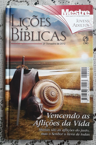 Revista Lições Bíblicas Cpad Capa Dura 3° Trimestre De 2013
