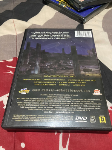 Caballeros Del Zodiaco Hades Dvd Volumen 3 (Usado)