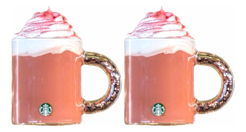 Tazas 2 Piezas Starbucks Cristal Originales