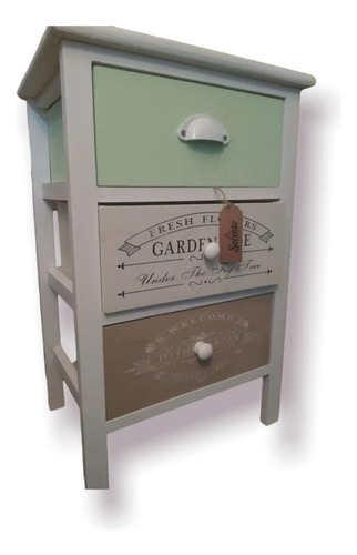 Mueble Madera 3 Cajones. Nuevo/ Sanfex - S0039