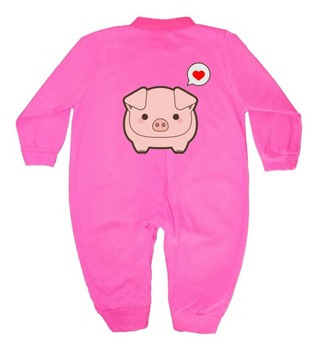 Ropa Para Bebe - Mameluco Para Niña Puerquito 1