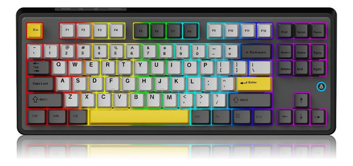 Ajazz Ak870 Tkl Hot Swap Junta Montaje Mecánico Teclado Mecá