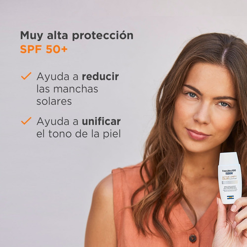 Imagen 8 de 10 de Isdin Fotoultra 100 Active Unify Color Spf 50+, 50 Ml