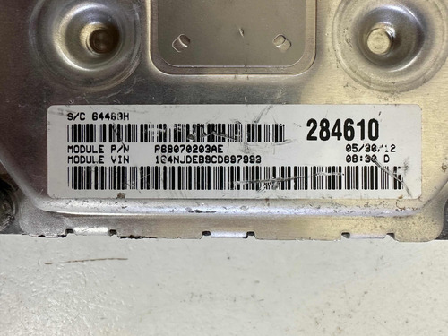 Ecu Usada. 2012 2.4l Cvt 4wd 50s Compass/patriot. 68070203ae (Usado)