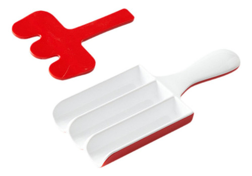 Mz Máquina Formadora De Albóndigas Triple For Cocina, Rojo