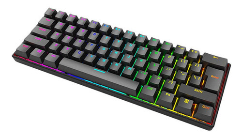  Teclado Gamer Mecanico Tkl Con Luz Xtrike Me Gk-985 Negro