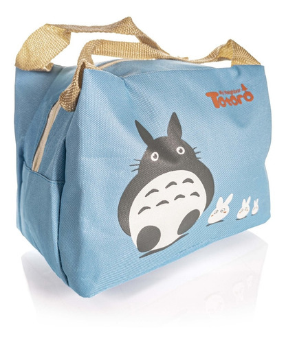 Lochera Termica, Bolsa Almuerzo Totoro Anime Celeste