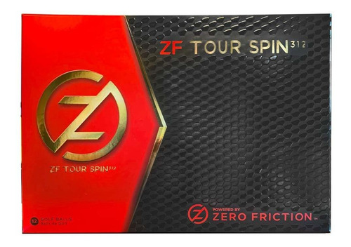 Zero Friction Tour Golf Centrifugado Ball 12 Pack