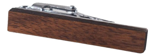 Modern Wood Tie Clip In Stylish Copper Design