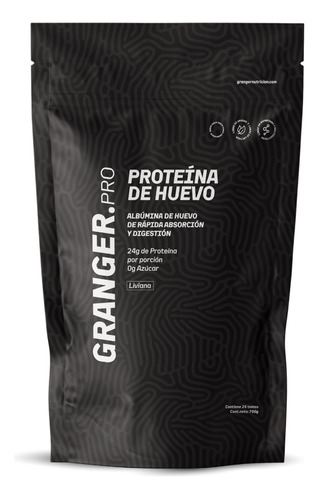 Proteína De Huevo Hidrolizada Sabor Frutilla Granger 