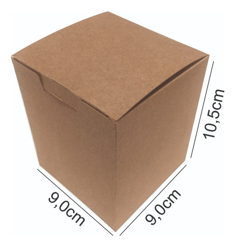 Caixa Kraft Para Panetone Mini 90gr Natal 100uni Loja Ideal