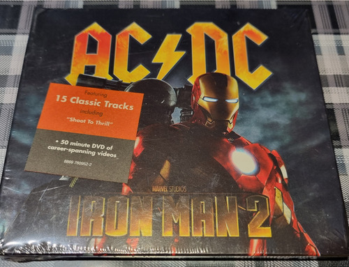 Ac/dc - Iron Man 2 - Cd/dvd New Sellado #cdspaternal 