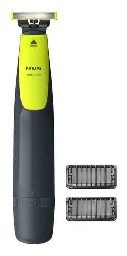 Imagen 4 de 6 de Afeitadora Philips OneBlade QP2510 verde lima y gris marengo 100V/240V