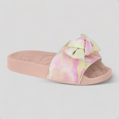 Chinelo Com Laço Slide Infantil Molekinha 