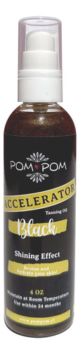 Pompon De Aceite Bronceador - Negro - 100% Natural Con Vitam
