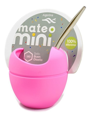 Mate Silicona Bombilla  Mateo Chico Pettish  Online