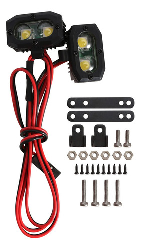 Faro Led Para Coche Crawler 1/10 Rc Axial Trx-4 Trx6 Scx10
