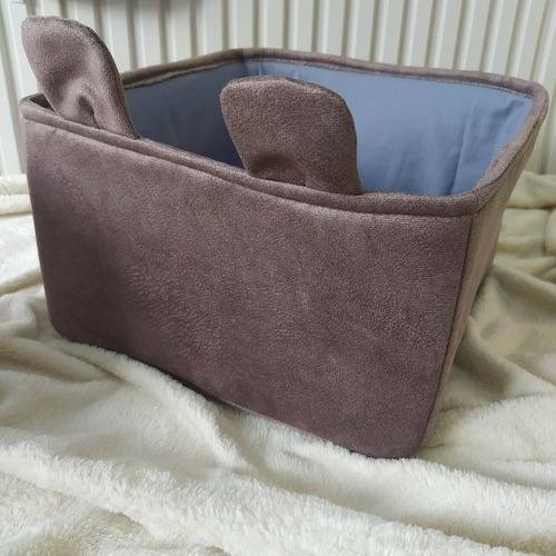 Imagem 8 de 8 de Organizadores Urso Minimalista Quarto De Bebê Cestos Fraldas
