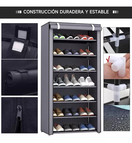 Zapatera Organizador Para 21 Pares De Zapatos Compartimiento Color