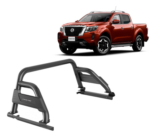 Barra Antivuelco Negra Nissan Frontier Np300 2023+