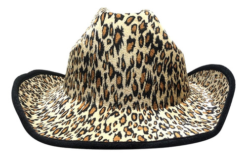 Sombrero Leopardo- Cowboy- Fiesta Cotillón- Universo Mágico-