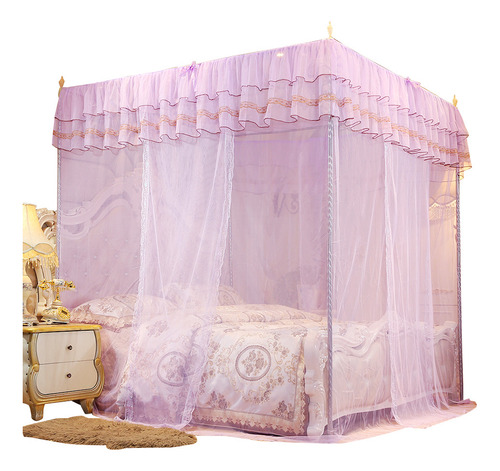Mosquitera De Lujo Con Forma De Princesa Con Cuatro Esquinas